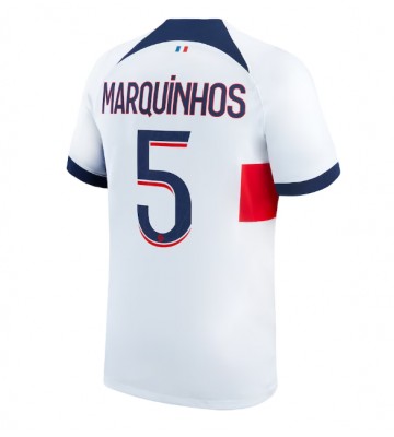 Paris Saint-Germain Marquinhos #5 Koszulka Wyjazdowych 2023-24 Krótki Rękaw